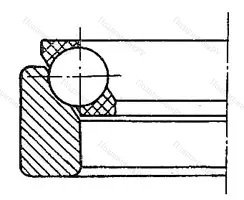 Подшипник  996806 размер 32,648x55x16