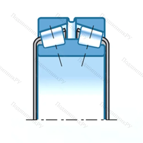 Подшипник роликовый радиально-упорный T-HM 262749D/HM 262710G 2+A от производителя  NTN Подшипник роликовый радиально-упорный T-HM 262749D/HM 262710G 2+A от производителя  NTN