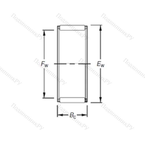 Подшипник игольчатый радиальный K 25X 33X 20FH,ZB 2