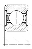 Подшипник  3080095 размер 5x13x6