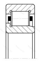 Подшипник  42338 (NJ 338) размер 190x400x78