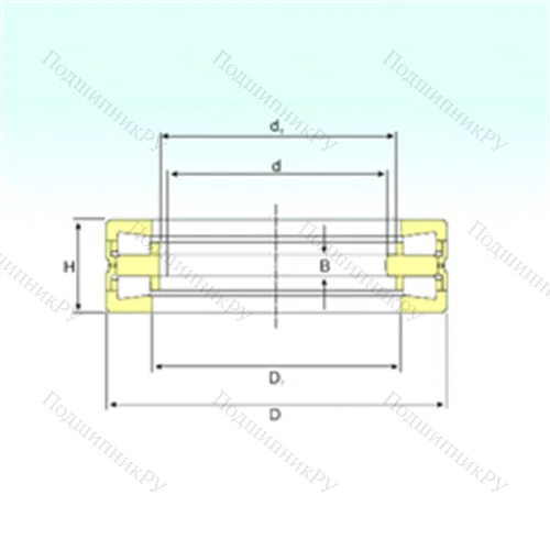 Подшипник роликовый упорный 351761 A от производителя  ISB