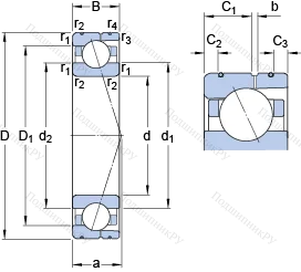 Подшипник 7013 ACD/HCP 4AL