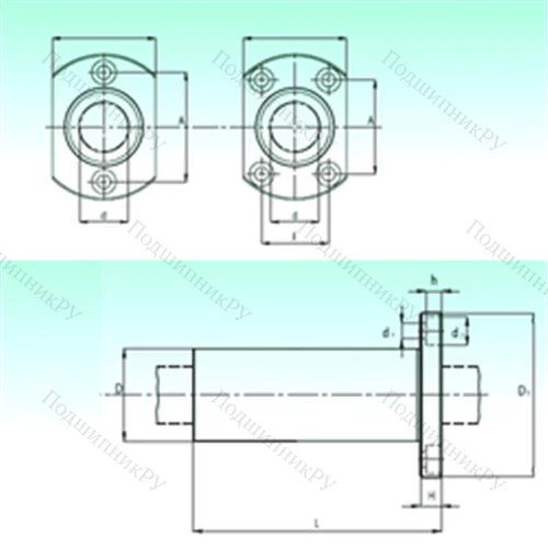 Подшипник шариковый линейный KBHL 20-PP от производителя  NBS
