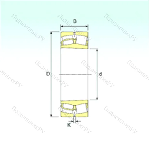 Подшипник роликовый радиальный самоцентрирующийся 241/950 K 30 от производителя  ISB Подшипник роликовый радиальный самоцентрирующийся 241/950 K 30 от производителя  ISB