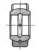 Модификация подшипника 6шсл60К размер 60x90x34/44 от производителя  ГПЗ-3 Модификация подшипника 6шсл60К размер 60x90x34/44 от производителя  ГПЗ-3