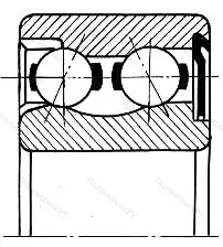 Подшипник  3756205 размер 25x52x20,6