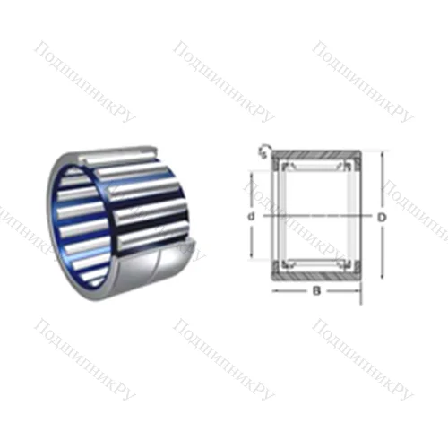 Подшипник игольчатый радиальный NK 6/12TN от производителя  ZEN