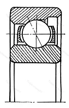 Подшипник  6024 (624B) размер 4x13x5 от производителя  SKF Подшипник  6024 (624B) размер 4x13x5 от производителя  SKF