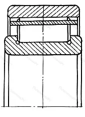 Модификация подшипника 954712 размер 60x120x58/60 ГПЗ-300 от производителя  ГПЗ-300