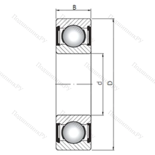 Подшипник шариковый радиальный 6021 ZZ от производителя  CX Подшипник шариковый радиальный 6021 ZZ от производителя  CX