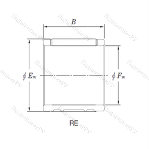 Подшипник игольчатый радиальный RE 152018BL 2