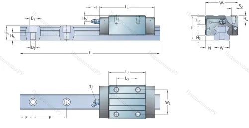 Каретка LLTHC 25 R-T 1 P 3 (M/P 010713) в Калининграде