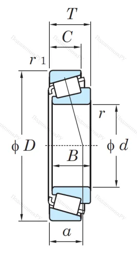 Конический роликовый подшипник 33216 JR DHQN9GLX0A от производителя  KOYO Конический роликовый подшипник 33216 JR DHQN9GLX0A от производителя  KOYO