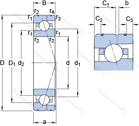 Подшипник 7015 CE/HCP 4AL в Калининграде Подшипник 7015 CE/HCP 4AL в Калининграде