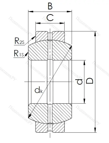 Шарнирный подшипник GE 55 ES в Калининграде