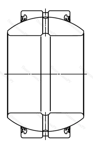 Шарнирный подшипник GEH 35 ES 2RS в Калининграде