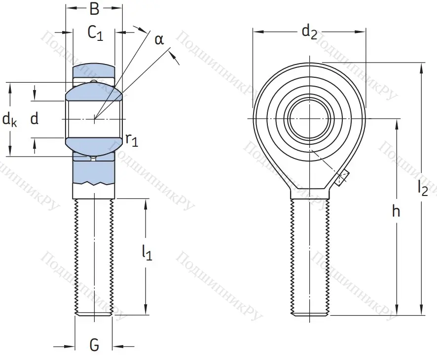 Шарнирная головка POS 8 L в Калининграде