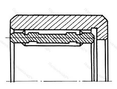 Модификация подшипника 154901Е размер 22x16x12 от производителя  МПЗ