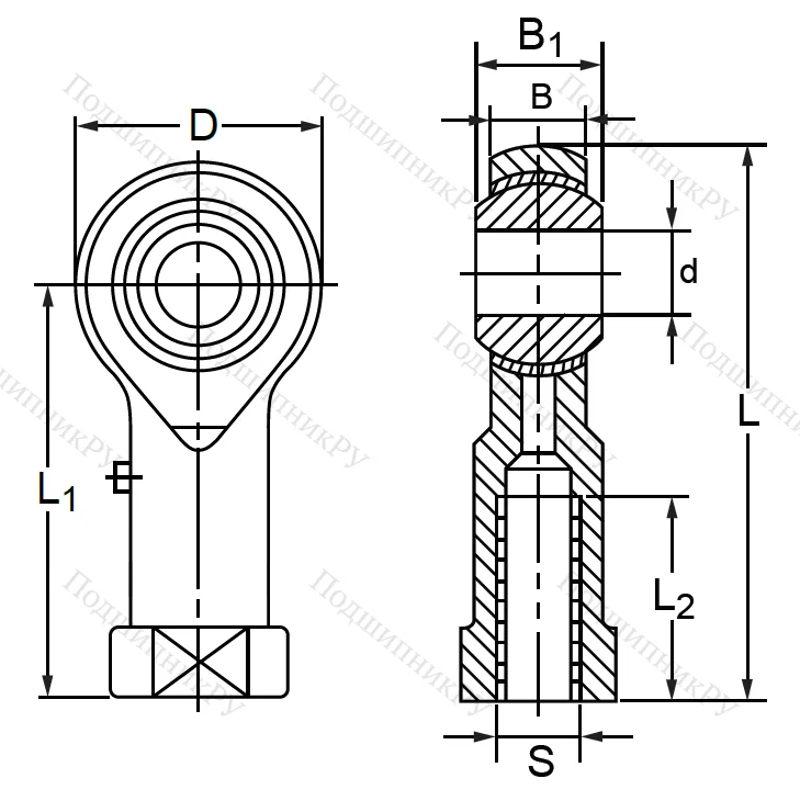 Шарнирная головка  PHS 10 L в Калининграде