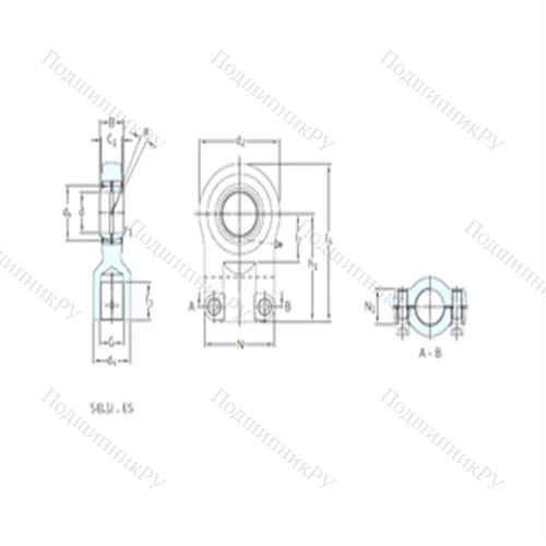 Подшипник скольжения сферический SIJ 50ES