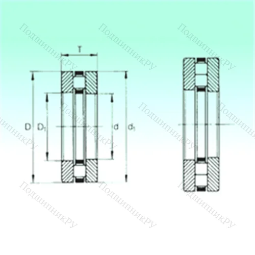 Подшипник роликовый упорный 89326-M от производителя  NBS