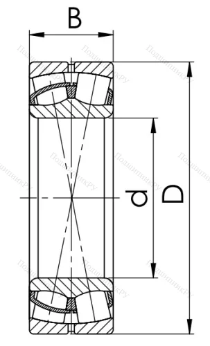 Сферический роликовый подшипник 53514 АН (22214 CW 33) в Калининграде
