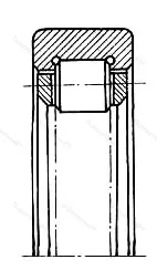 Подшипник  RNU 417 (292417) размер 113x210x52