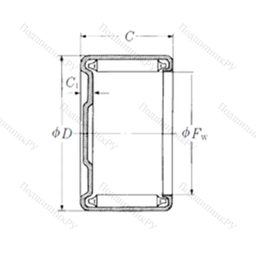 Подшипник игольчатый радиальный M-851