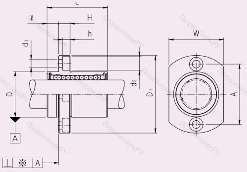 Подшипник LMH 6 UU в Калининграде