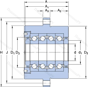 Подшипник FBSA 206/QFC