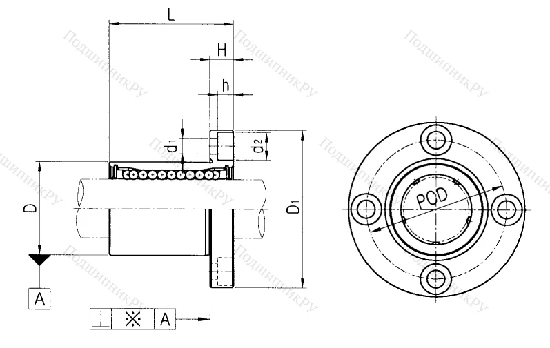 Подшипник LMF 35 UU в Калининграде