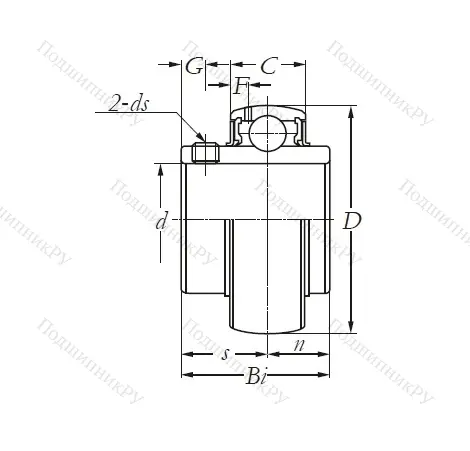 Корпусный подшипник  UCX 09 в Калининграде
