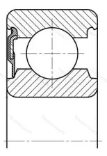 Модификация подшипника 160113 размер 65x100x18 ГПЗ-34