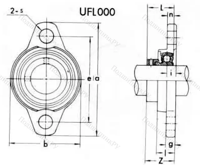 Подшипниковый узел UFL 006 (ASAHI) в Калининграде