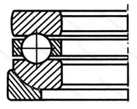 Подшипник  53204+U 204 (18204) размер 20x40/42x17 от производителя  SKF