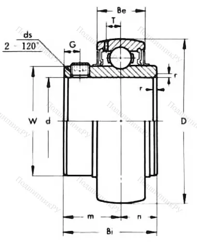 Корпусный подшипник UC 204-12 в Калининграде