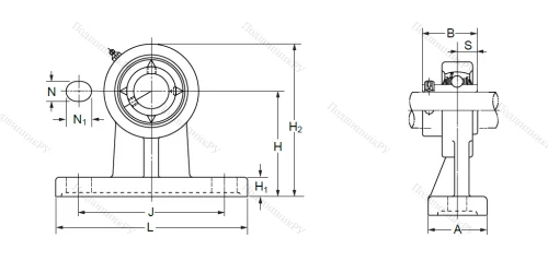 Подшипниковый узел UCPH 206 (UCHP 206) в Калининграде