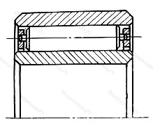 Модификация подшипника 3004244М 