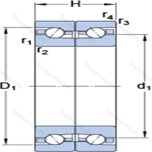 Прецизионные двойные упорно-радиальные шарикоподшипники BTM 60 ATN 9/P 4CDB от производителя  SKF