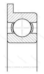 Подшипник MLF 6010 размер 6x10/11,5x2,5 от производителя  KOYO
