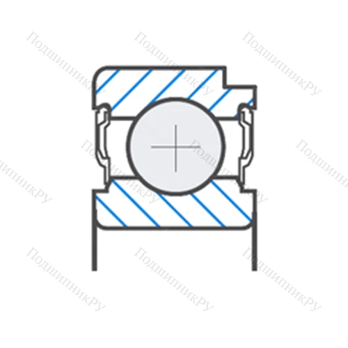 Подшипник шариковый радиальный F-801841.02.KL-H 95A