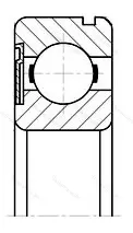 Подшипник  6216-ZN (150216) размер 80x140x26 от производителя  SKF