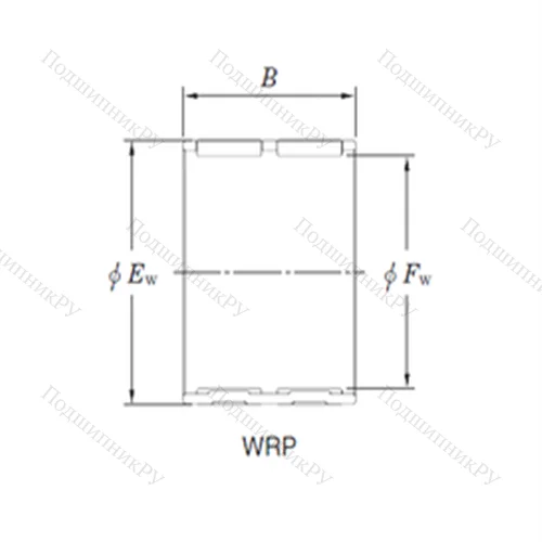 Подшипник игольчатый радиальный WRP 394644A от производителя  KOYO