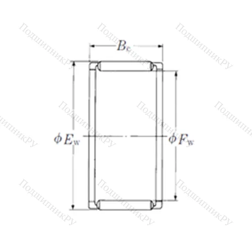 Подшипник игольчатый радиальный FWF-253216