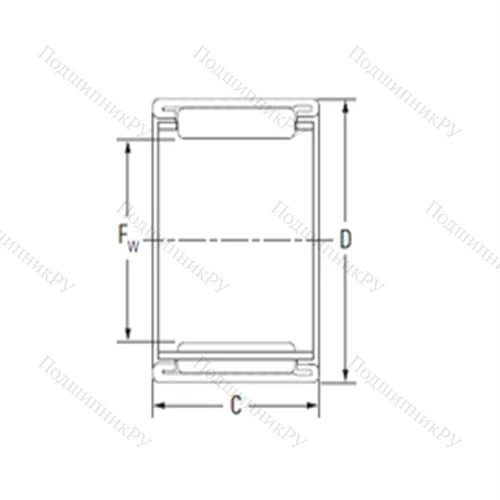 Подшипник игольчатый радиальный BTM 182520 от производителя  KOYO
