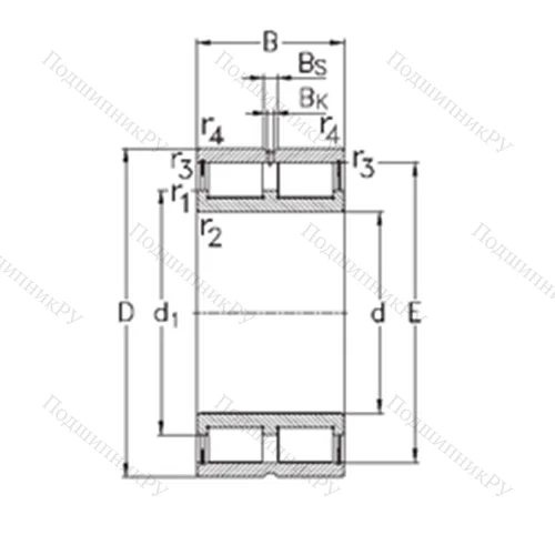 Подшипник роликовый радиальный NNCL 4844-V