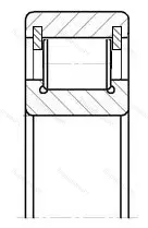 Подшипник  102310 (NCL 310) размер 50x110x27 от производителя  ГПЗ-10