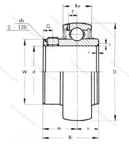 Подшипник MUC 207 FD (ASAHI) в Калининграде