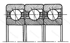 Подшипник 3x7322BEP/TT размер 110x240x150 от производителя  SKF Подшипник 3x7322BEP/TT размер 110x240x150 от производителя  SKF